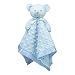Pro Goleem Teddy Bear Baby Lovey Stuffed Plush Lovie/Security Blanket for Boys and Girls Minky Dot Fabric Best Gift for Newborn/Infant (Blue, 15”)