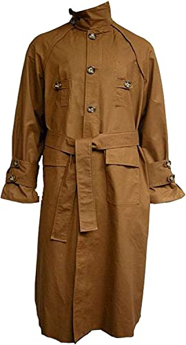 Blade Runner Rick Deckard Trench Coat - Arsia Harrison Ford Runner Brown Cotton Trench Long Coat