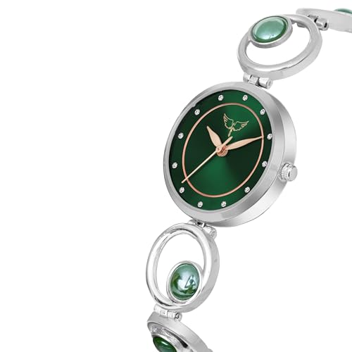 Image of WHITE BIRD Style Up Quartz Analog Mother of Pearl Metal Strap Watch for Women