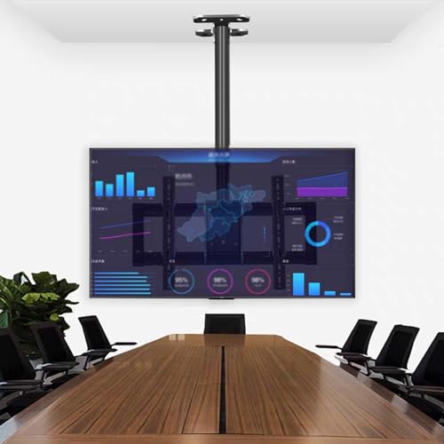 Support de plafond réglable pour téléviseur sécurisé charge lourde 176 LB - 2