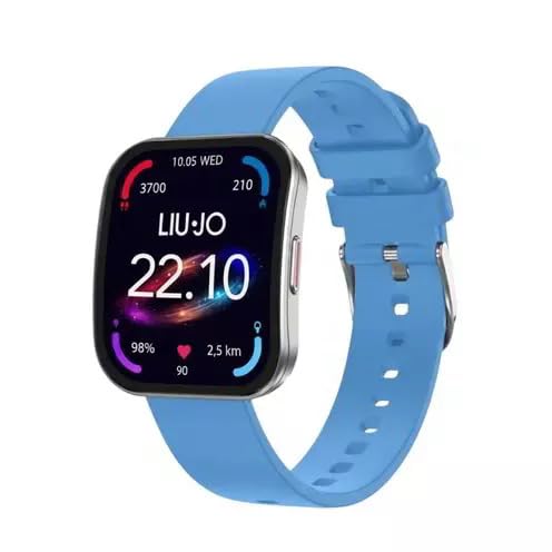Montre connectée LiuJo SWLJ213 montre intelligente silicone bleu clair unisexe