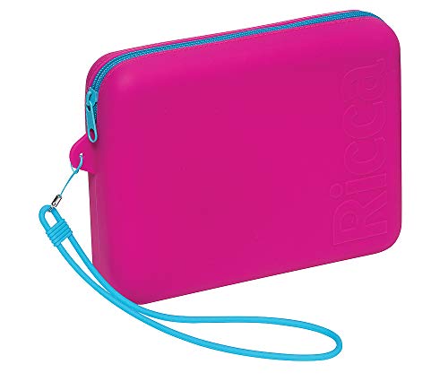 Necessaire de Silicone Grande, Ricca, Roxa/Rosa