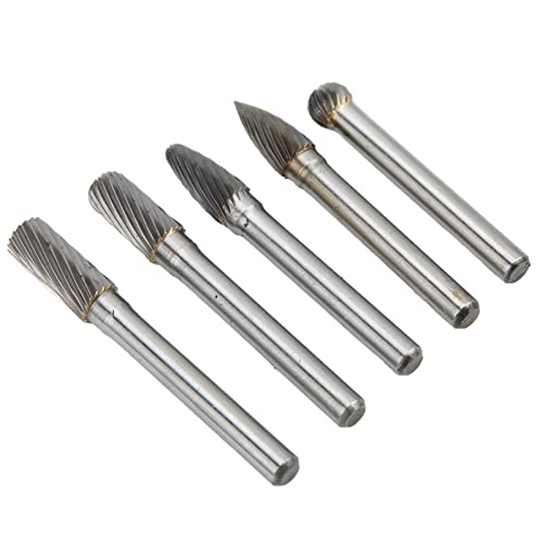 Set de 5 fresas rotativas de carburo de tungsteno miniatura 7