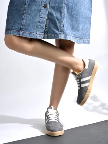 Image of Shoetopia Women's Casual Sneakers || Stylish Lace-Up Sports Shoes with Comfortable Sole || Lightweight Daily Footwear Walking & Running Shoes