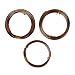 Quality Bronze Long Lasting Bonsai Training Wire Set of 3 Sizes - 1.0mm, 1.5mm, 2.0mm, Corrosion and Rust Resistant (32 Feet Each Size)