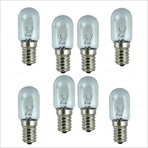 Image of 10 Watt E-14 Bulbs- Pack of 8 | Long Lasting Incandescent Salt Lamp Bulb | Himalayan Salt Lamp Bulbs