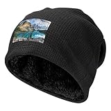 Beaucoup de polyvalence : conçu pour un usage quotidien, ce bonnet chaud léger mais avec imprimé montagnes Rocheuses se marie avec des manteaux, des vestes et des pulls. Son tricot durable résiste à l'usure fréquente, et les teintes noir/gris complètent n'importe quelle tenue comme un bonnet d'hiver polyvalent.