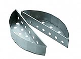 RÖSLE Kohlekorb F50/F50 AIR, 2-tlg., Hochwertige Kohlekörbe für gleichmäßige Hitze im Kugelgrill, passend für Kugelgrills mit 50 cm Durchmesser, Stahl
