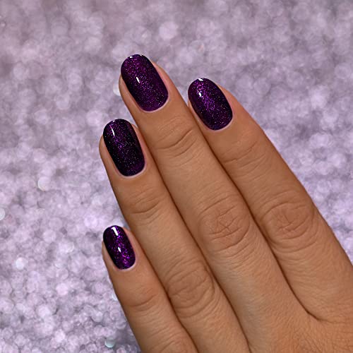 Image of ILNP Guest List - Blackened Grape Holographic Nail Polish
