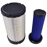 Czomoizc 6698057 6698058 Air Filter Kit Compatible with Bobcat Skid Steers T180 T190 T300 T320 A300