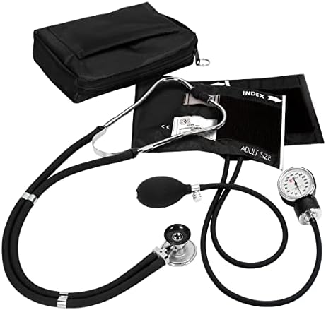 Prestige Sphygmomanometer & Stethoscope Kit with Matching Black Carrying Case