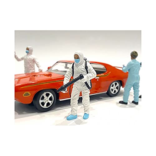 Figura Hazmat Crew American Diorama 1/24 miniatura 1