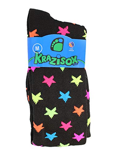 Krazisox Multi-Stars Over the Calf Socks2