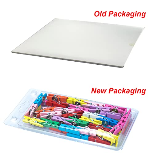 Push Pin Clips For Cork Board, 50 Pcs Colorful Push Pins With Wooden Clips Decorative Assorted Colors Thumbtack Pushpins Tacks For Bulletin Board Decorations, Artworks, Notes, Photos, Office And Home #TOP6