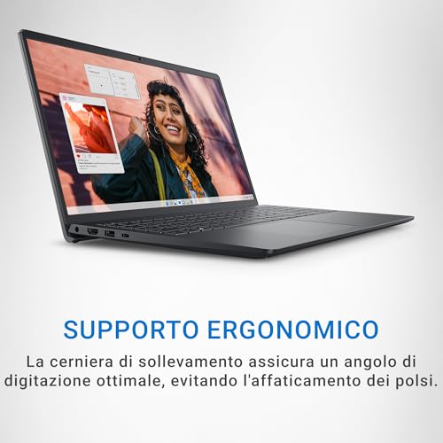 Dell Inspiron 15 3530 Portatile, Schermo 15.6" FHD 120Hz (1920 x 1080), Intel Core i5-1334U, Grafica Intel Iris Xe, 16 GB RAM, 512 GB SSD, Windows 11 Home, Tastiera Italiana, Nero - Immagine 4