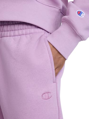 Image of Champion Women's Cinched-Bottom Fleece Sweatpants, Oversized Fit, Midweight