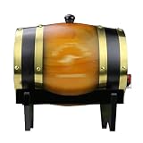 Heimbrauen & Weinbereitung Weinherstellung Fässer Whisky Barrel Rotwein Lagereimer 5L Pack Office Decor Weinkeller Barrel (Color : Beige, Size : 27 * 23 * 26cm)