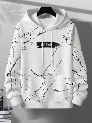Buy JVX Unisex-Adult Regular Fit Wool Blend Neck Hooded Sweatshirt