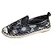 Espadrille en maille transparente brodée de fleurs pour femmes sans lacet bouche peu profonde chaussures simples simples chaussures décontractées Chaussons Hiver Montante