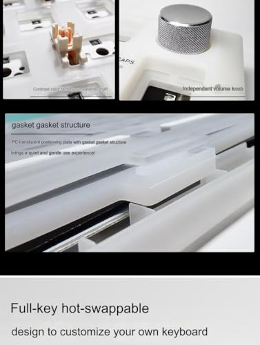 Clavier mécanique rétro-éclairé RVB DK 75 pour bureau épuré
