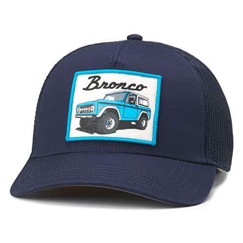 Image of AMERICAN NEEDLE Ford Bronco Patch Unisex Adjustable Snapback Baseball Hat