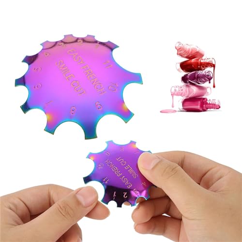 Herramienta para punta francesa de uñas de acero inoxidable miniatura 5