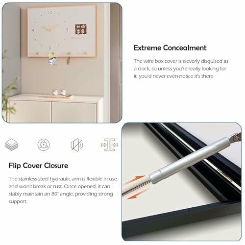 Boîte décorative disjoncteur pour cacher le tableau de l'entrée - 6