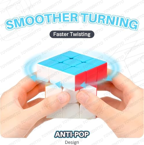 Image of Moyu Meilong 3x3 Speed Cube Smooth Turning Stickerless Puzzle Toy for Beginners and Professionals High Performance 3x3 Cube for Kids and Adults