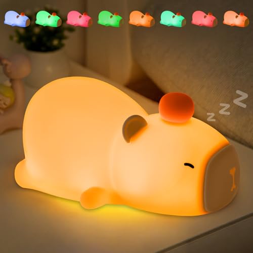 JUQG Capybara Luz Nocturna para Niños