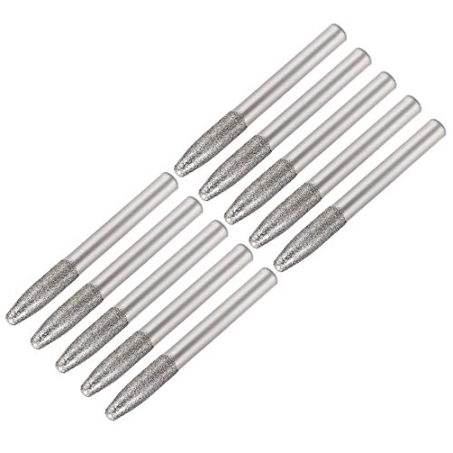 Puntas de diamante para fresas 6 mm 10 pcs miniatura 1