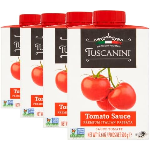 Tuscanini Tomato Sauce Premium Italian Passata 500g (4 Pack) Cover