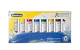 Schmincke – AKADEMIE Acryl, Grundsortiment 8 x 20 ml-Tuben, 76 008 097, Kartonset, brillante, farbstarke, hoch lichtechte Farbtöne, kadmiumfrei, feine Künstler-Acrylfarben