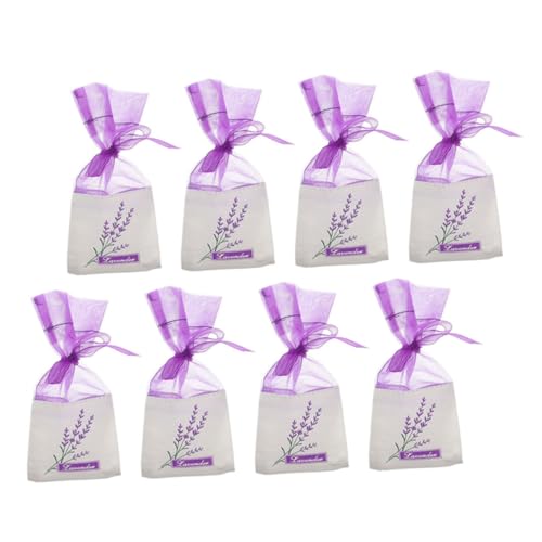 Garneck 8 Piezas Bolsa de bolsita Bolsa de celofán transatlántico Bolsas de bolsitas de Lavanda bolsitas para Bolsas bolsitas Colgantes bolsita de Lavanda Hilo Púrpura
