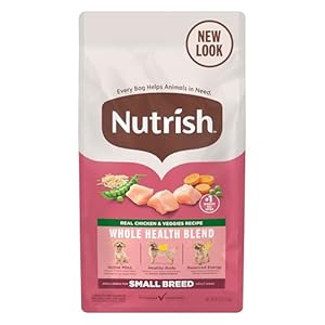 Nutrish Little Bites Small Breed Premium Natural Dry Dog Food, Real Chicken & Veggies Recipe, 6 Pounds (Packaging May Vary), (Rachael Ray Nutrish)