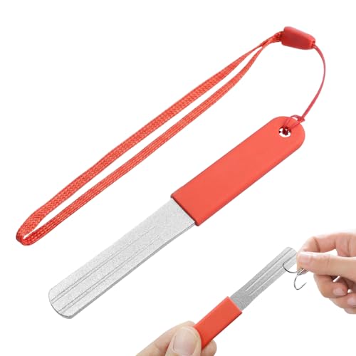 Aihoom Dart Sharpener, V-Groove Diamond Grinding File, Darts Gifts, Outdoor Home Portable Rapid Sharpening File for Fishing and Darts Sharpener