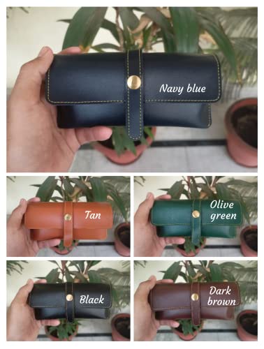 Image of Customized Sunglasses case /eyewear cover /Specs holder with name (blue) | Customized Gifts | Gifts For Men & Women