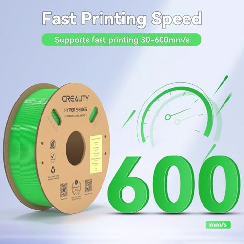 Image of Official Creality Hyper PETG Filament 1.75mm, High Speed 600mm /s 3D Printer Filament PETG, 1kg(2.2lbs) /Spool, Dimensional Accuracy ± 0.05 mm