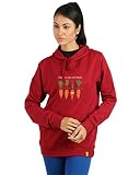 Campus Sutra Solid Damen Sweatshirt, kastanienbraun, 34