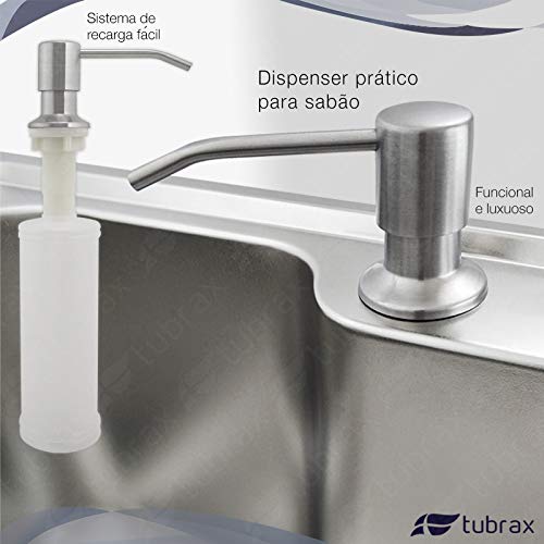 Cuba Cozinha Gourmet Aço Inox Luxo C/Acessórios Tubrax