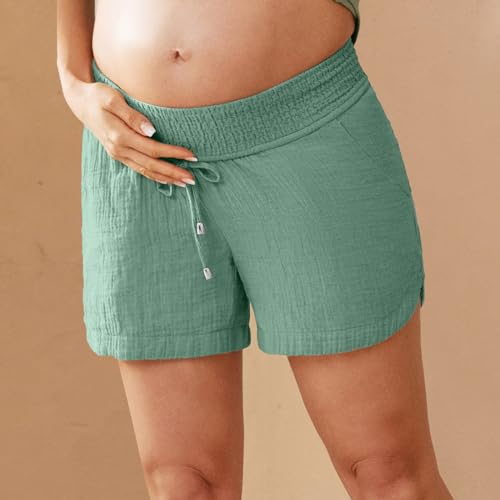 Bermudas de mujer de verano con bolsillos prácticos y cordón ajustable 2