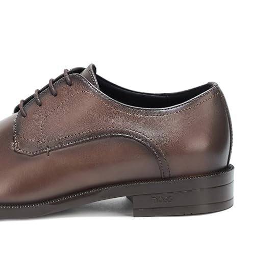 Image of BOSS Men's Tayil Smooth Leather Derby Dress Shoe