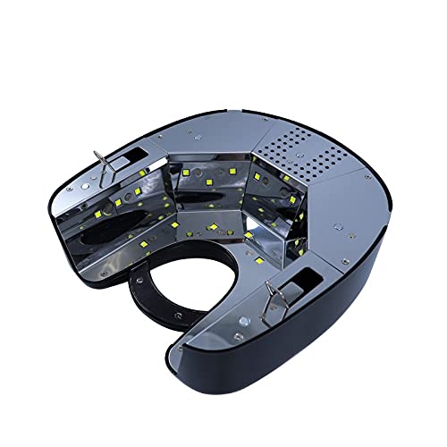 Lampada per Unghie a LED Ricaricabile a Luce Bianca 48w per Gel per Unghie Lampada per Unghie Senza Cordone con Polimerizzazione per Unghie Lampada per Unghie Portatile Senza Fili per Pedicure (Colo