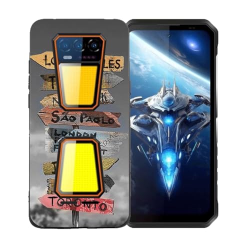 GYDQQKJ Oukitel WP58 Pro p̃Jo[ A\tgVR[TPU\tgP[Xop[VFv~AیP[XJo[ p (6.70") - BST17