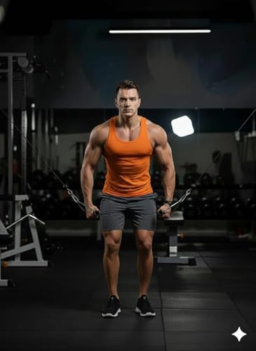 Image of furrr Men's Gym Vest for Bodybuilding | Stringer Tank Top | Muscle & Training Wear