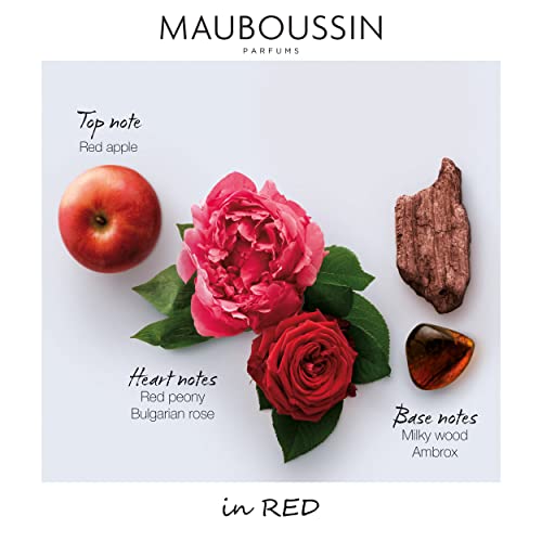 Mauboussin - In Red 100ml (3.3 Fl Oz) - Eau de Parfum for Women - Oriental, Floral & Woody Scents - Image 5