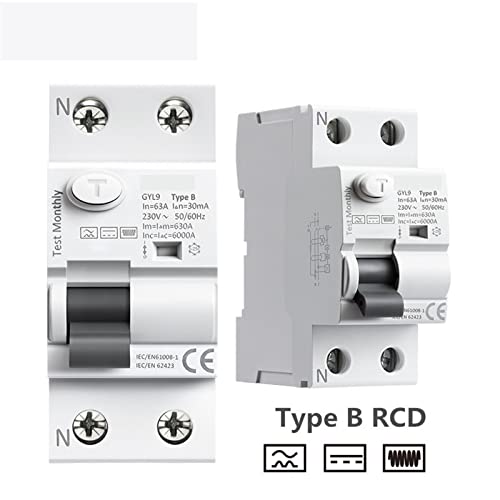 Type B RCD différentiel 4P à haut pouvoir de coupure 6KA 40A 100mA - 3