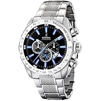 Festina Reloj Analógico para Hombre de Cuarzo con Correa en Acero Inoxidable 5204901