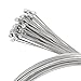 SUNGOOYUE 50pcs Stainless Steel Brake Cable, Stainless Steel Brake Inner Wire Gear Cable Replacement for Mountain