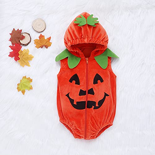 Disfraz de Calabaza para Bebé Unisex 0-6 meses miniatura 3
