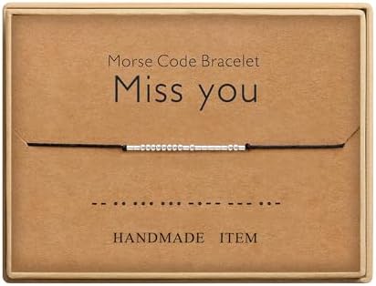 Sterling Silver Morse Code Bracelet
